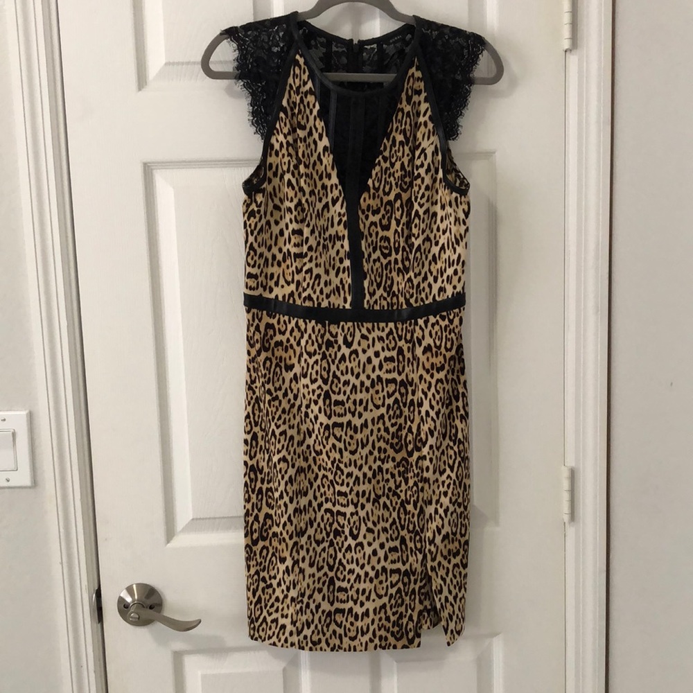 Leopard midi dress by Guess
